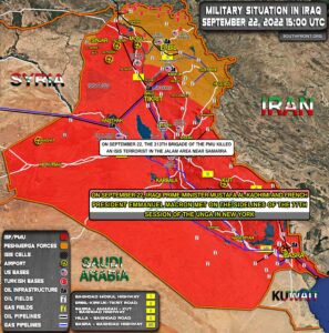 Military Situation In Iraq On September 22, 2022 (Map Update)