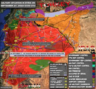 Military Situation In Syria On September 27, 2022 (Map Update)