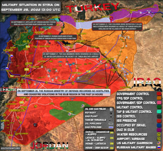 Military Situation In Syria On September 28, 2022 (Map Update)