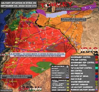 Military Situation In Syria On September 3, 2022 (Map Update)