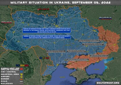 Military Situation In Ukraine On September 5, 2022 (Map Update)