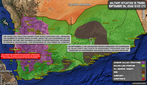Military Situation In Yemen On September 5, 2022 (Map Update)