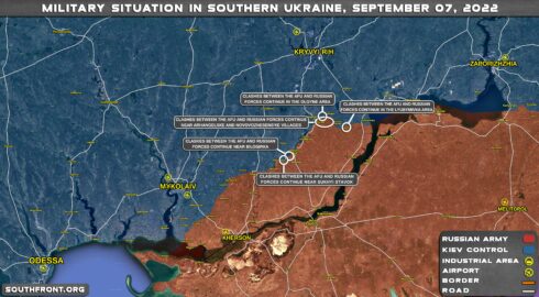Military Situation In Southern Ukraine On September 7, 2022