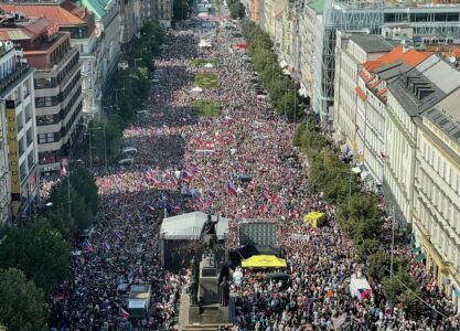 "This Is Not Our War": At Least 70 Thousand People Took Part In Rallies In Prague