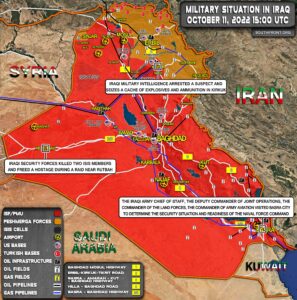 Military SItuation In Iraq On October 11, 2022 (Map Update)