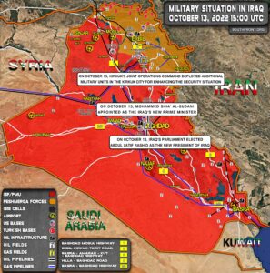 Military Situation In Iraq On October 13, 2022 (Map Update)