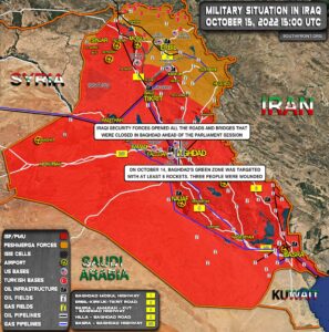 Military Situation In Iraq On October 15, 2022 (Map Update)
