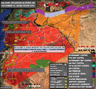Military Situation In Syria On October 17, 2022 (Map Update)