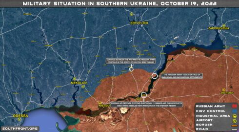 Military Situation In Southern Ukraine On October 19, 2022 (Map Update)