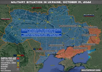 Military Situation In Ukraine On October 19, 2022 (Map Update)
