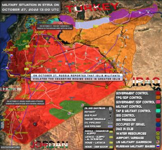 Military Situation In Syria On October 27, 2022 (Map Update)