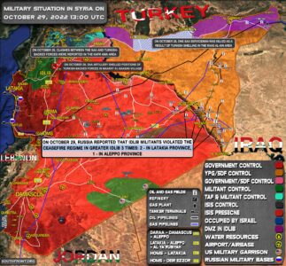 Military Situation In Syria On October 29, 2022 (Map Update)