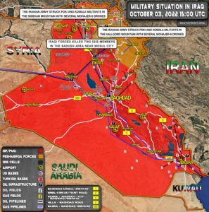 Military Situation In Iraq On October 3, 2022 (Map Update)