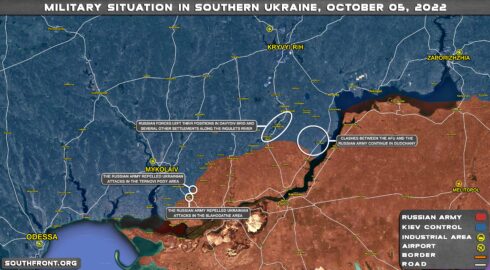 Military Situation In Southern Ukraine On October 5, 2022 (Map Update)