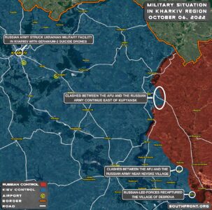 Ukrainian Offensive In North-Eastern Ukraine On October 6, 2022 (Map Update)