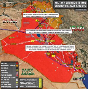 Military Situation In Iraq On October 9, 2022 (Map Update)