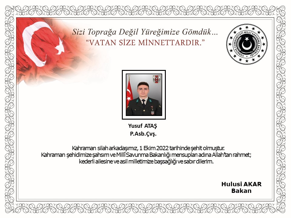 PKK Kills Yet Another Turkish Service Member In Northern Iraq