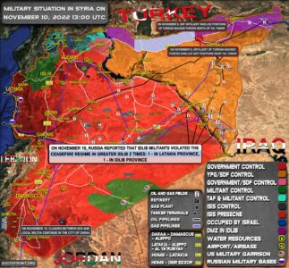 Military Situation In Syria On November 10, 2022 (Map Update)