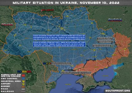 Military Situation In Ukraine On November 10, 2022 (Map Update)