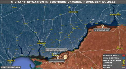 Military Situation In Southern Ukraine On November 17, 2022 (Map Update)