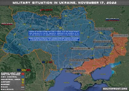 Military Situation In Ukraine On November 17, 2022 (Map Update)