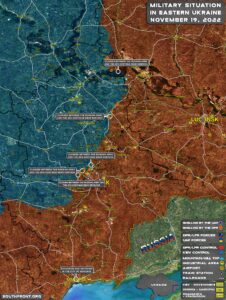 Military Situation In Eastern Ukraine On November 19, 2022 (Map Update)