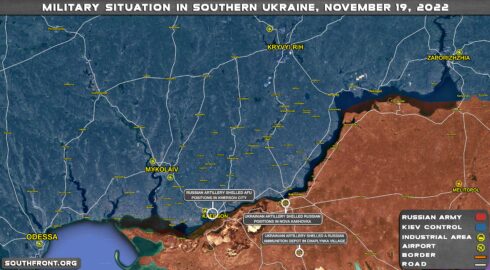 Military Situation In Southern Ukraine On November 19, 2022 (Map Update)