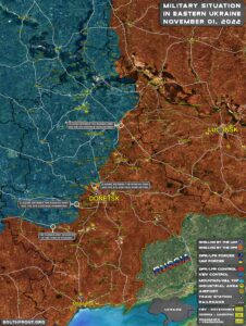 Military Situation In Eastern Ukraine On November 1, 2022 (Map Update)