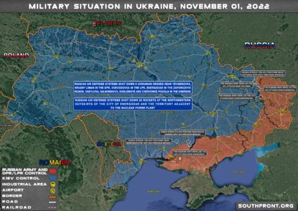 Military Situation In Ukraine On November 1, 2022 (Map Update)