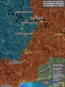 Military Situation In Eastern Ukraine On November 21, 2022 (Map Update)