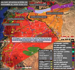 Military Situation In Syria On November 21, 2022 (Map Update)