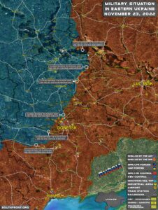 Military Situation In Eastern Ukraine On November 23, 2022 (Map Update)