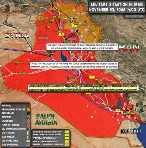 Military Situation In Iraq On November 23, 2022 (Map Update)