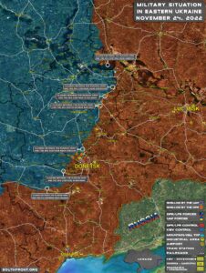 Military Situation In Eastern Ukraine On November 24, 2022 (Map Update)