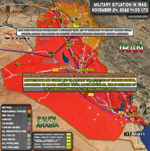 Military Situation In Iraq On November 24, 2022 (Map Update)