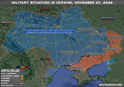Military Situation In Ukraine On November 27, 2022 (Map Update)