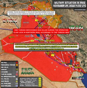 Military Situation In Iraq On November 29, 2022 (Map Update)