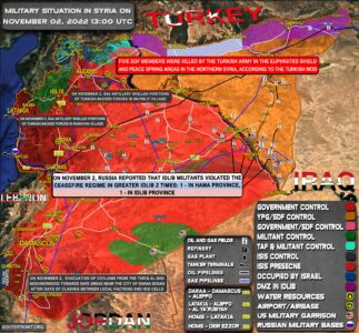 Military Situation In Syria On November 2, 2022 (Map Update)