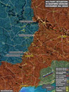 Military Situation In Eastern Ukraine On November 6, 2022 (Map Update)