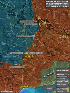 Military Situation In Eastern Ukraine On November 7, 2022 (Map Update)