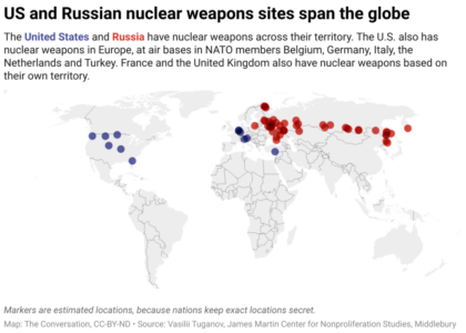 150 US Nuclear Weapons In Europe But Moscow Holds More Atomic Warheads In The World And The New Powerful Russian Sarmat ICBM