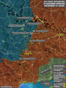 Military Situation In Eastern Ukraine On December 17, 2022 (Map Update)
