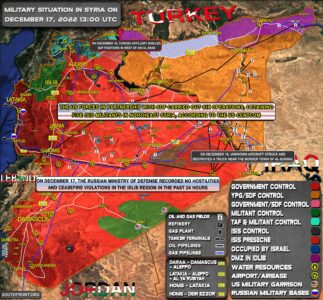 Military Situation In Syria On December 17, 2022 (Map Update)