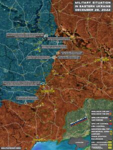 Military Situation In Eastern Ukraine On December 28, 2022 (Map Update)