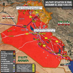 Military Situation In Iraq On December 31, 2022 (Map Update)