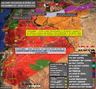 Military Situation In Syria On December 7, 2022 (Map Update)