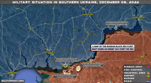 Military Situation In Southern Ukraine On December 8, 2022 (Map Update)
