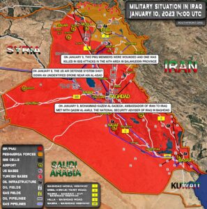 Military Situation In Iraq On January 10, 2023 (Map Update)