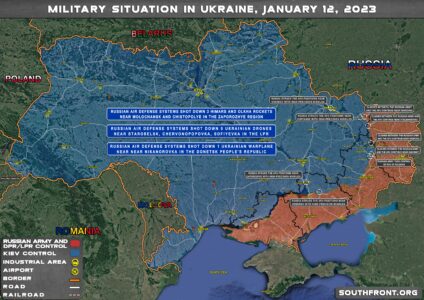 Military Situation In Ukraine On January 12, 2023 (Map Update)