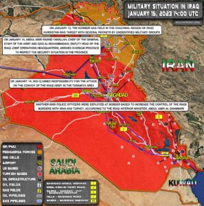 Military Situation In Iraq On January 15, 2023 (Map Update)